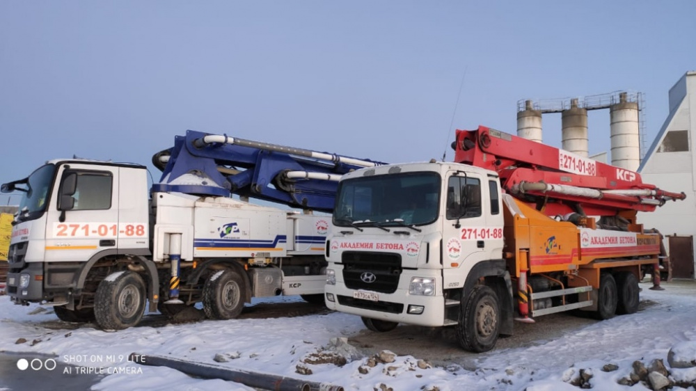 Аренда бетононасоса 63 метра длиной стрелы